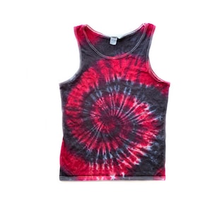 The Black Cherry Unisex Tie Dye Tank Top