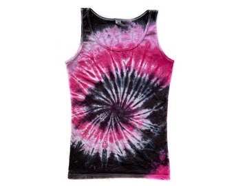 The Punk Pink Tie Dye Ladies Tank Top