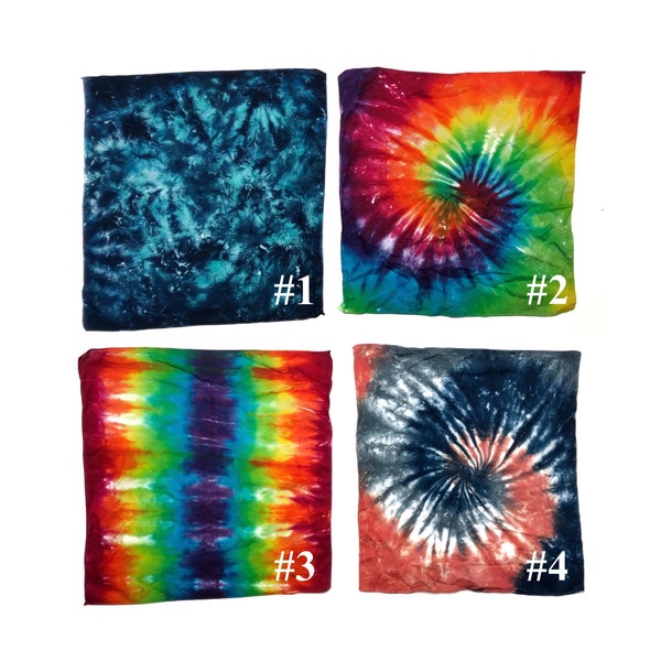 Tie Dye Handkerchief Etsy