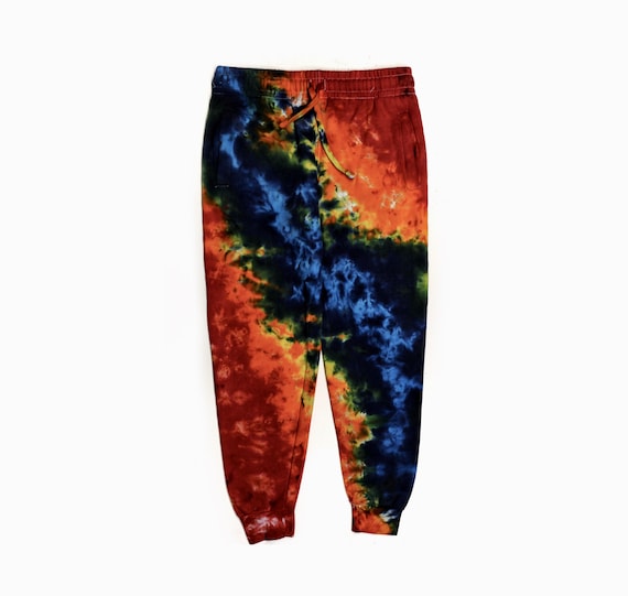 The Midnight Bonfire Tie Dye Sweatpants Etsy
