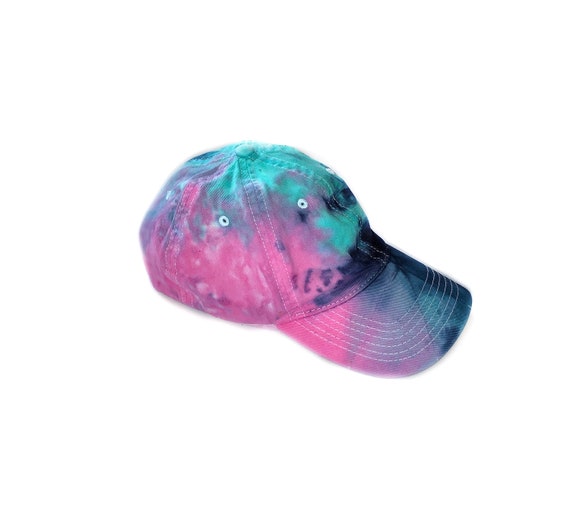 Pink and tie dye baseball cap bundle, American Eagle, Chicos & Aerie American Eagle Hat Cap Tie-Dye Adjustable Strap Back One  main image 2