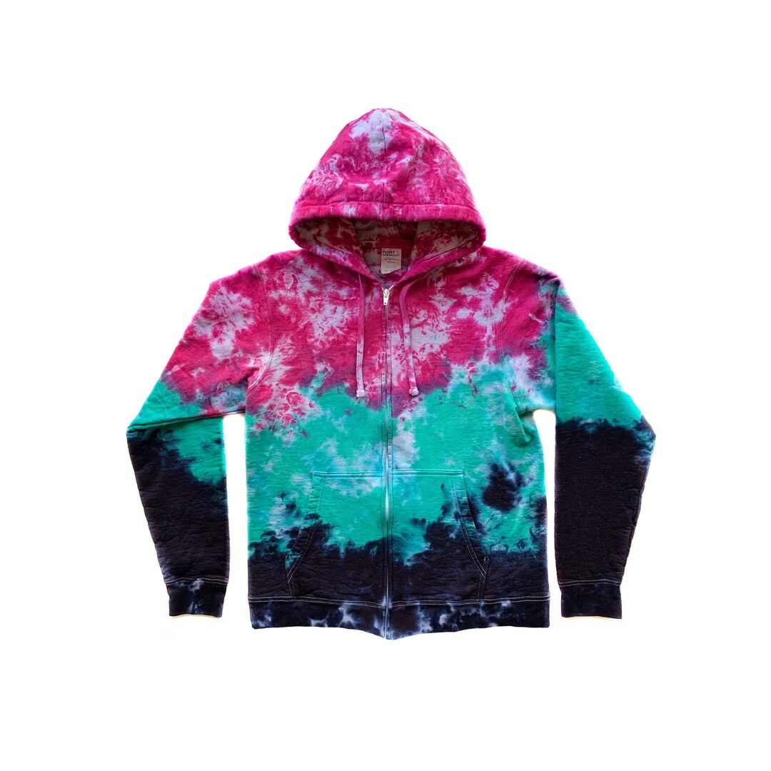 The 90s Called Tie Dye Zipper Hoodie - Etsy
