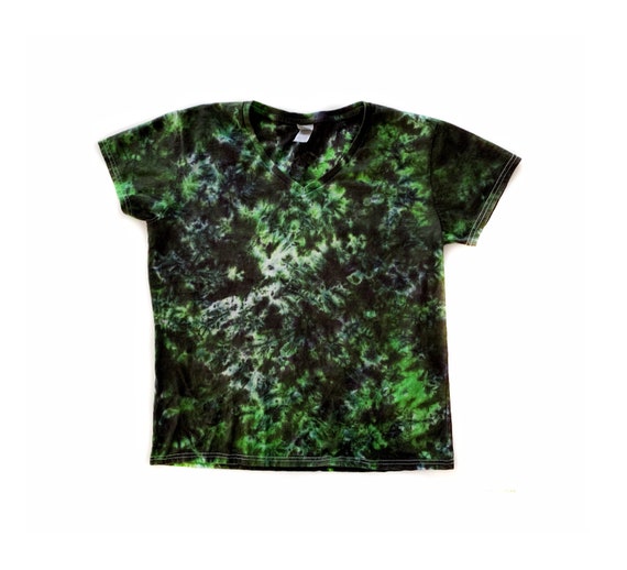 The Alien Invasion Ladies V-Neck Tie Dye Short Sleeve