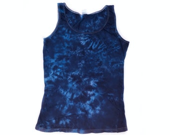 The Summertime Blues Tie Dye Ladies Tank Top