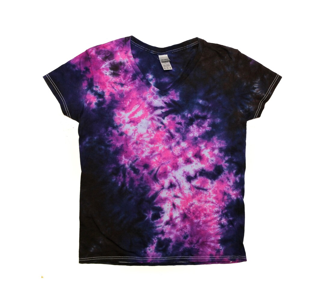 その他 Salsation V tshirt Size M Tiedye The Supernova Ladies V-neck Tie Dye Short Sleeve - Etsy
