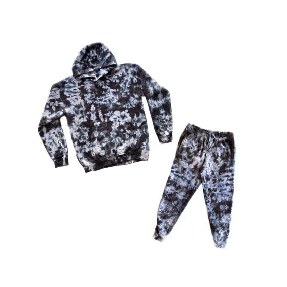 The Thunderstorm Tie Dye Hoodie Sweatsuit Etsy
