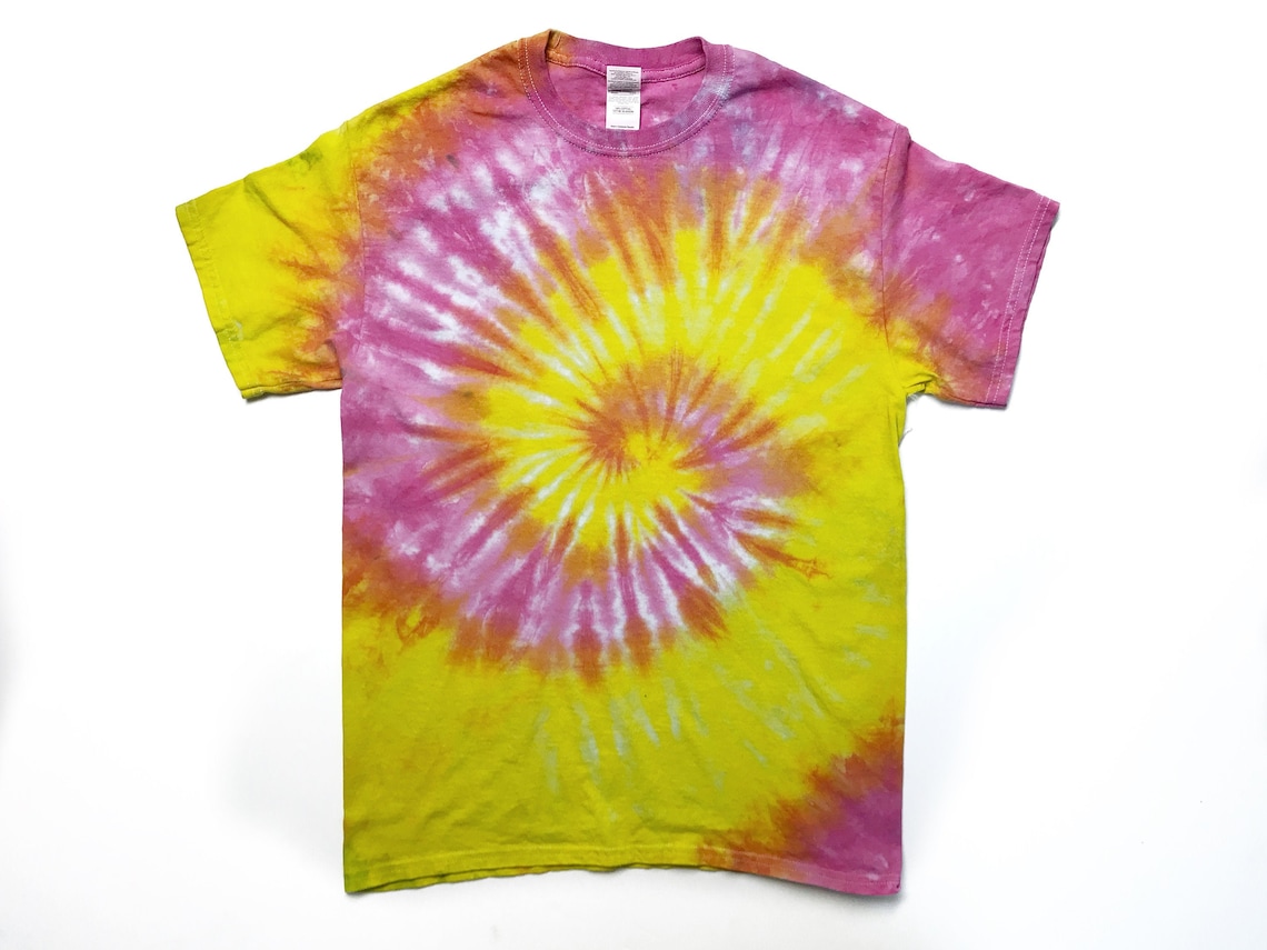 The Pink Pineapple Tie Dye T Shirt short Sleeve & Long | Etsy