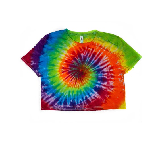 tie dye shirt crop top