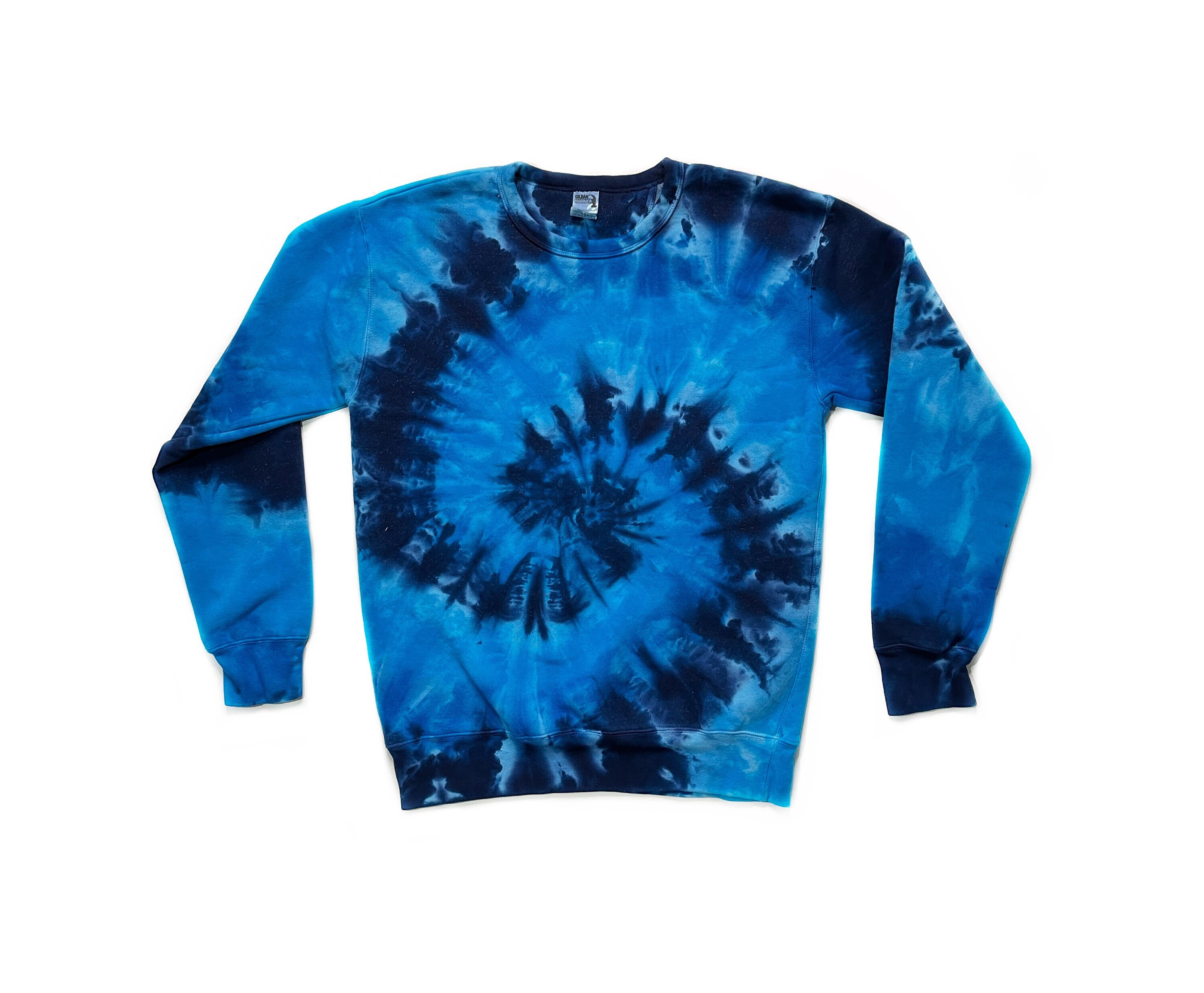 The Deep Blue Sea Tie Dye Crewneck Sweatshirt - Etsy