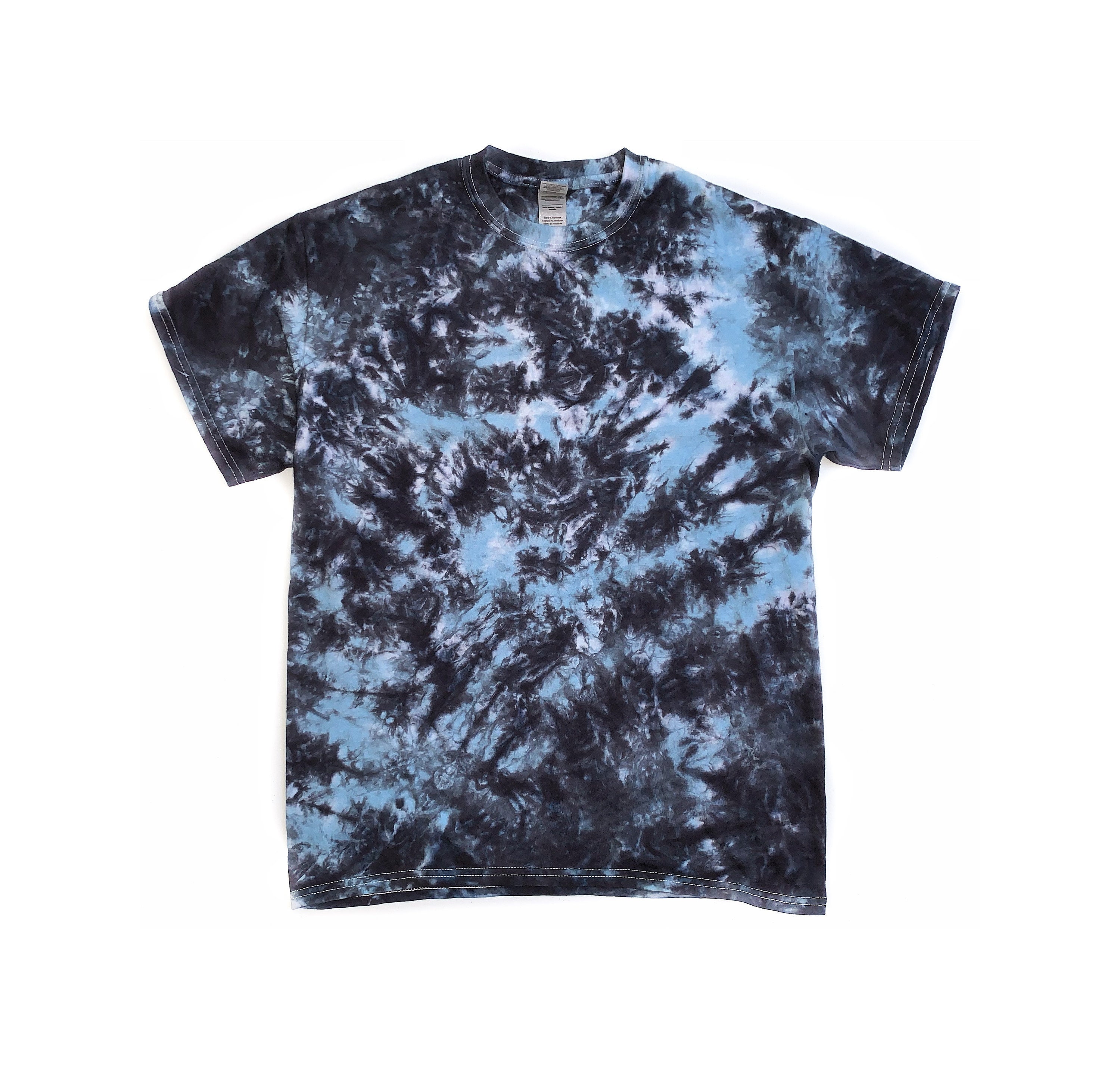 The Black Ice Tie Dye T Shirt (short Sleeve & Long Sleeve) - Etsy