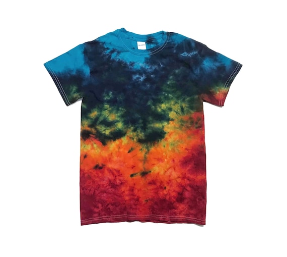 新品 anytee Diamond Blue Dyed Long Tee 2XL Navy Blue Tie-Dye Long Sleeve Unisex Tee – Era of Artists