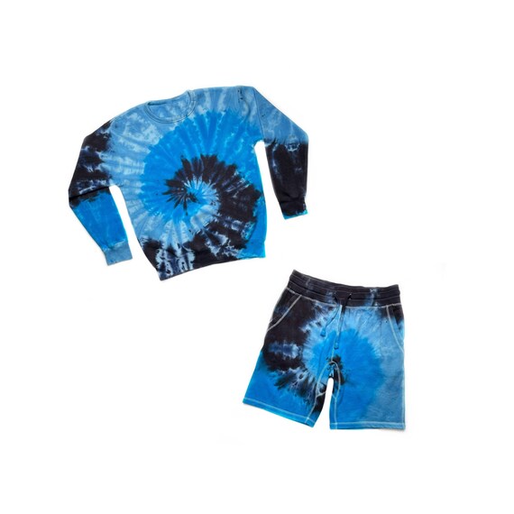 Buy The Cool Kid Tie Dye Sweatsuit With Shorts Online in India Etsy