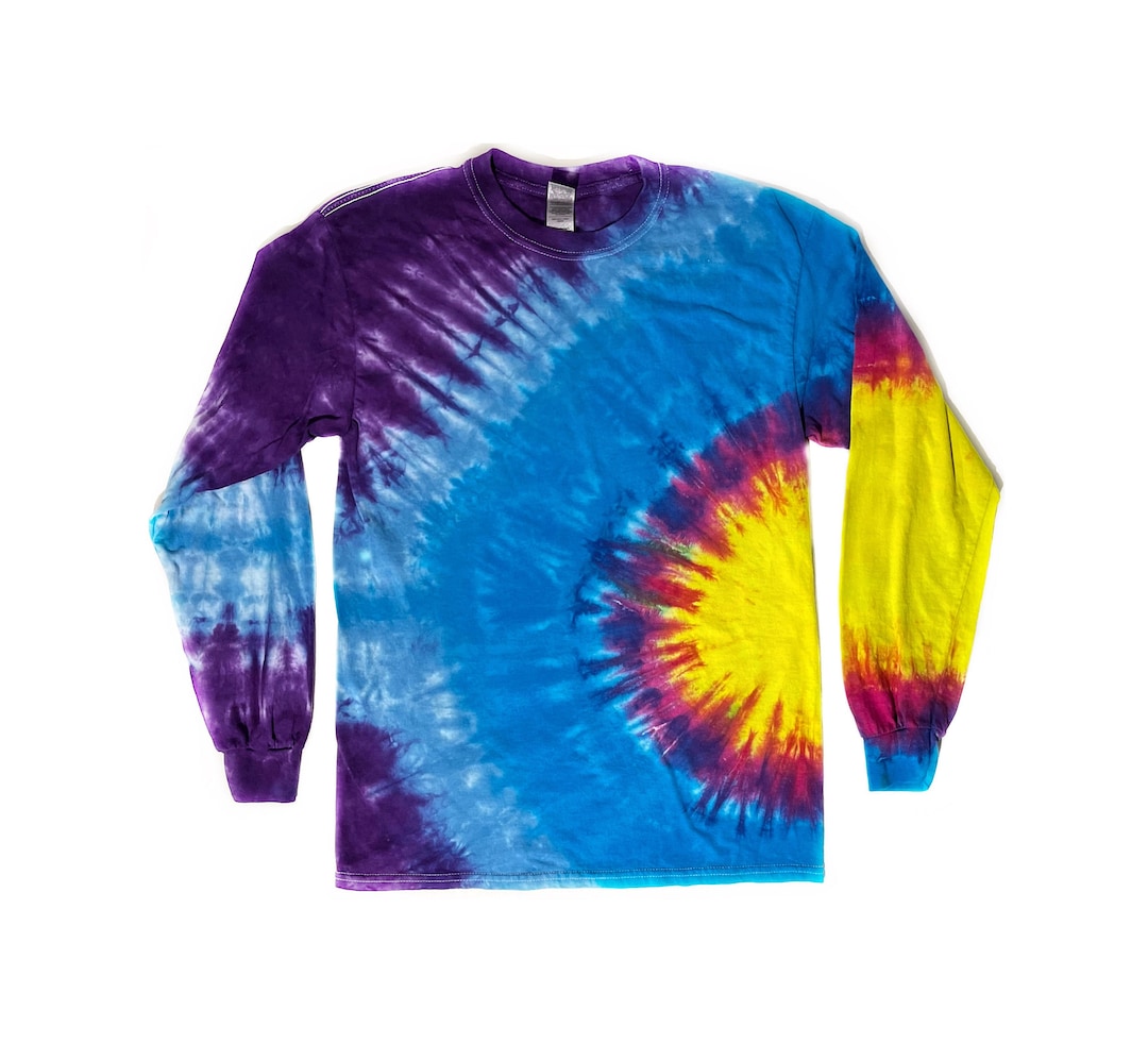 The Vapor Shock Long Sleeve Tie Dye Shirt - Etsy