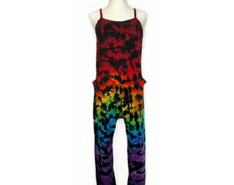 El mono tie dye de leopardo arcoíris