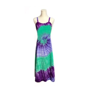The Dragons Tail Long Tie Dye Dress