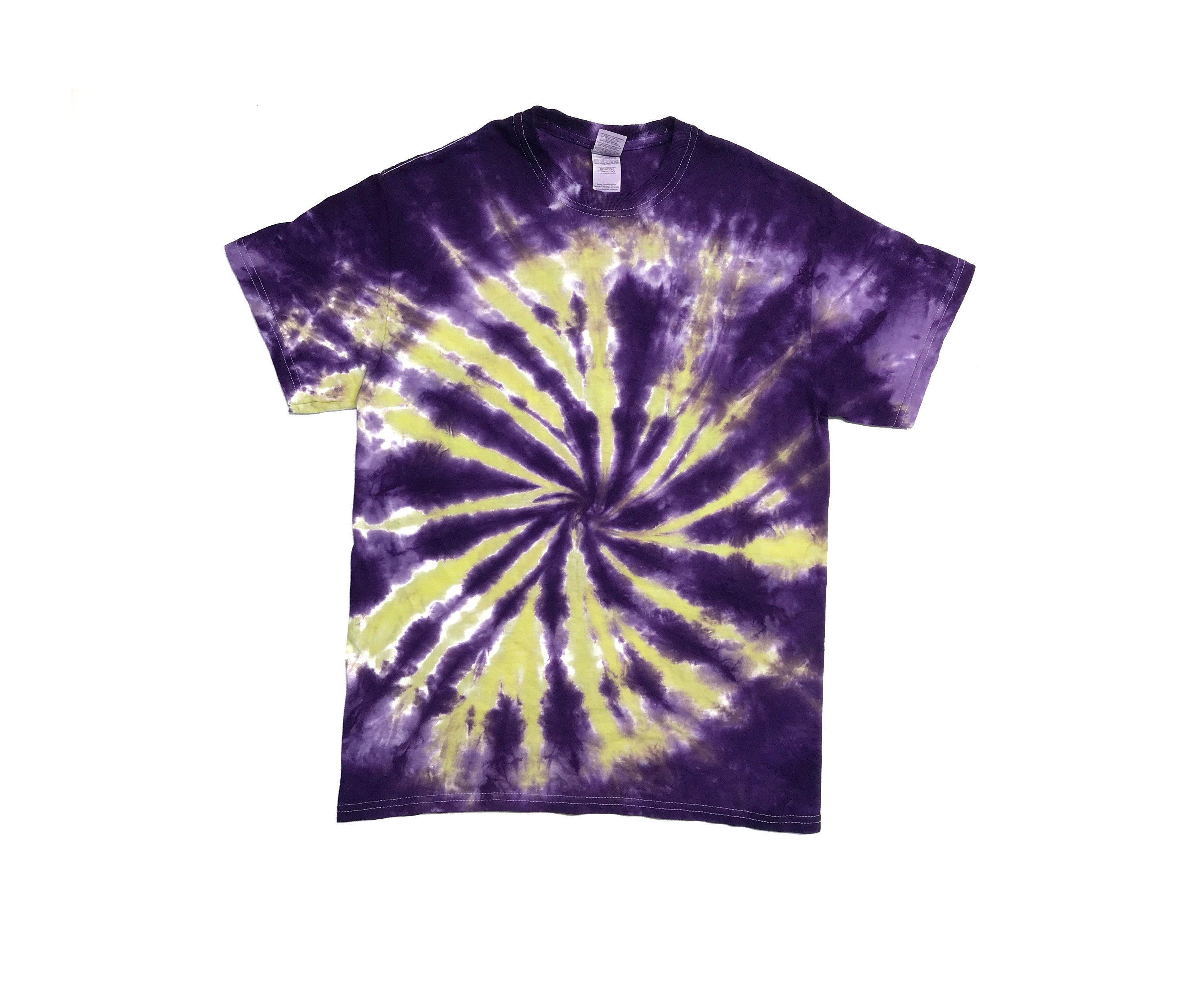 The Purple Pansy Tie Dye T Shirt short 