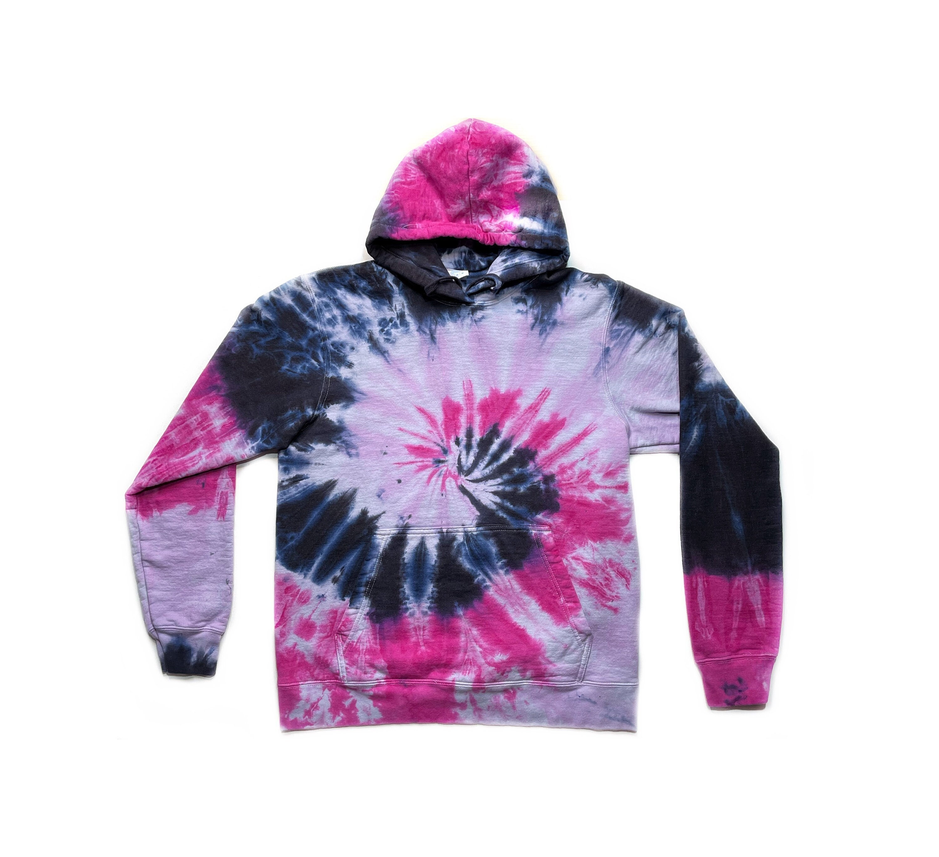 The Punk Pink Tie Dye Hoodie - Etsy UK