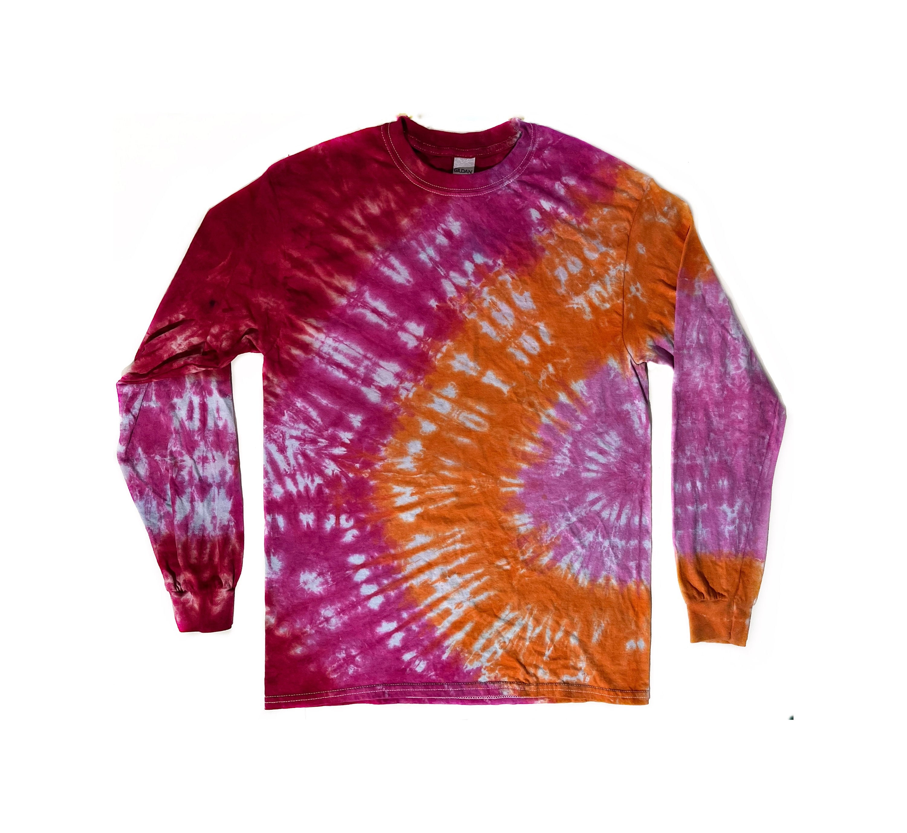 タイダイページ ワイルドフラワーズ 長袖タイダイシャツ - Etsy 日本