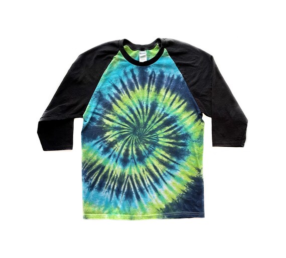The Sea Foam Tie Dye Baseball Tee - Etsy