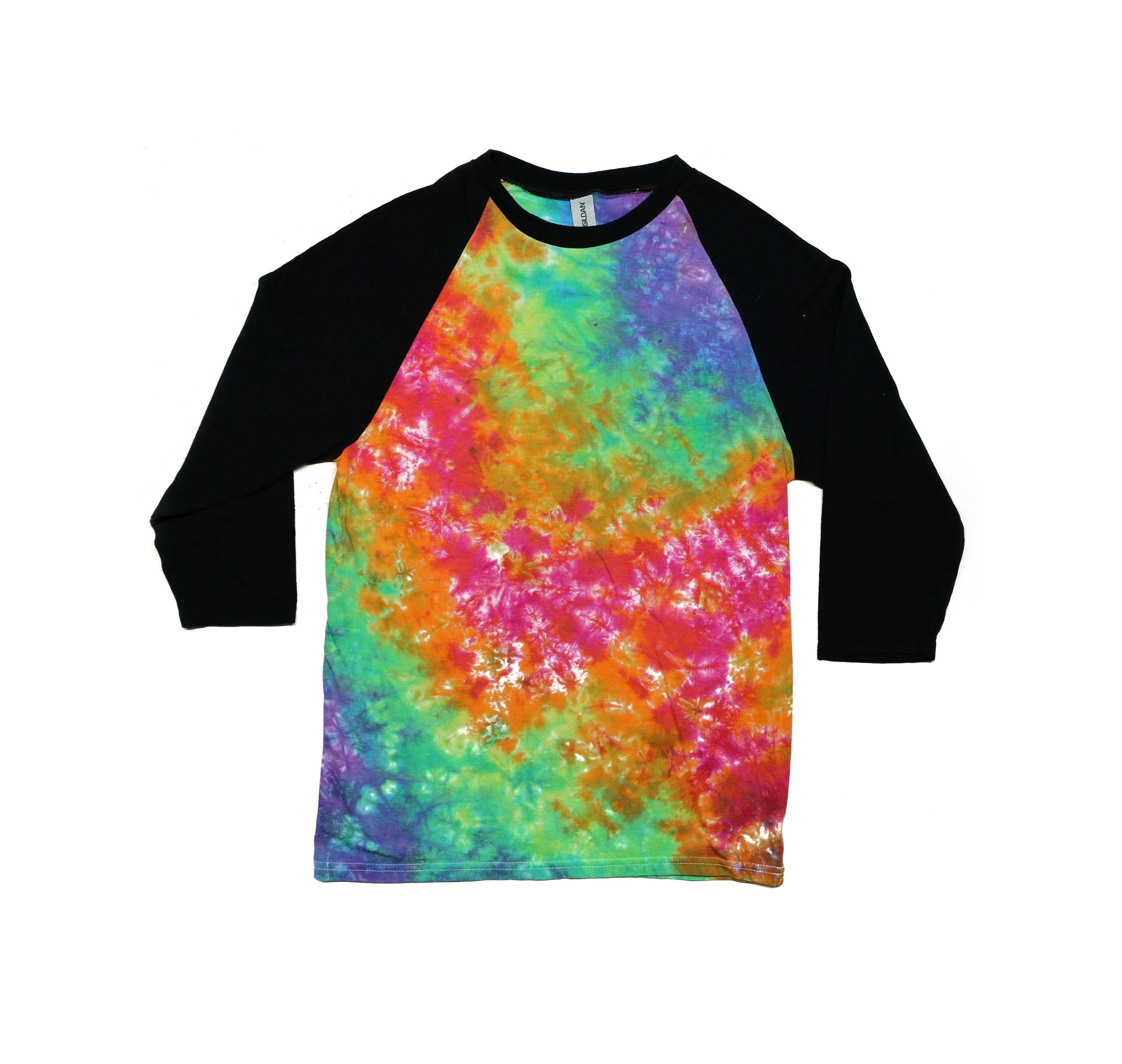 The Tropic Thunder Tie Dye Baseball Tee Etsy
