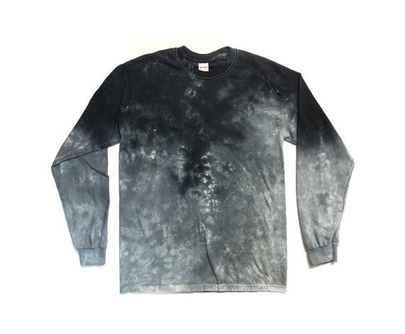 【SATIIIZ】Aiowa Dying Long Sleeve T-Shirt The Smoke and Mirrors Long Sleeve Tie Dye T Shirt - Etsy