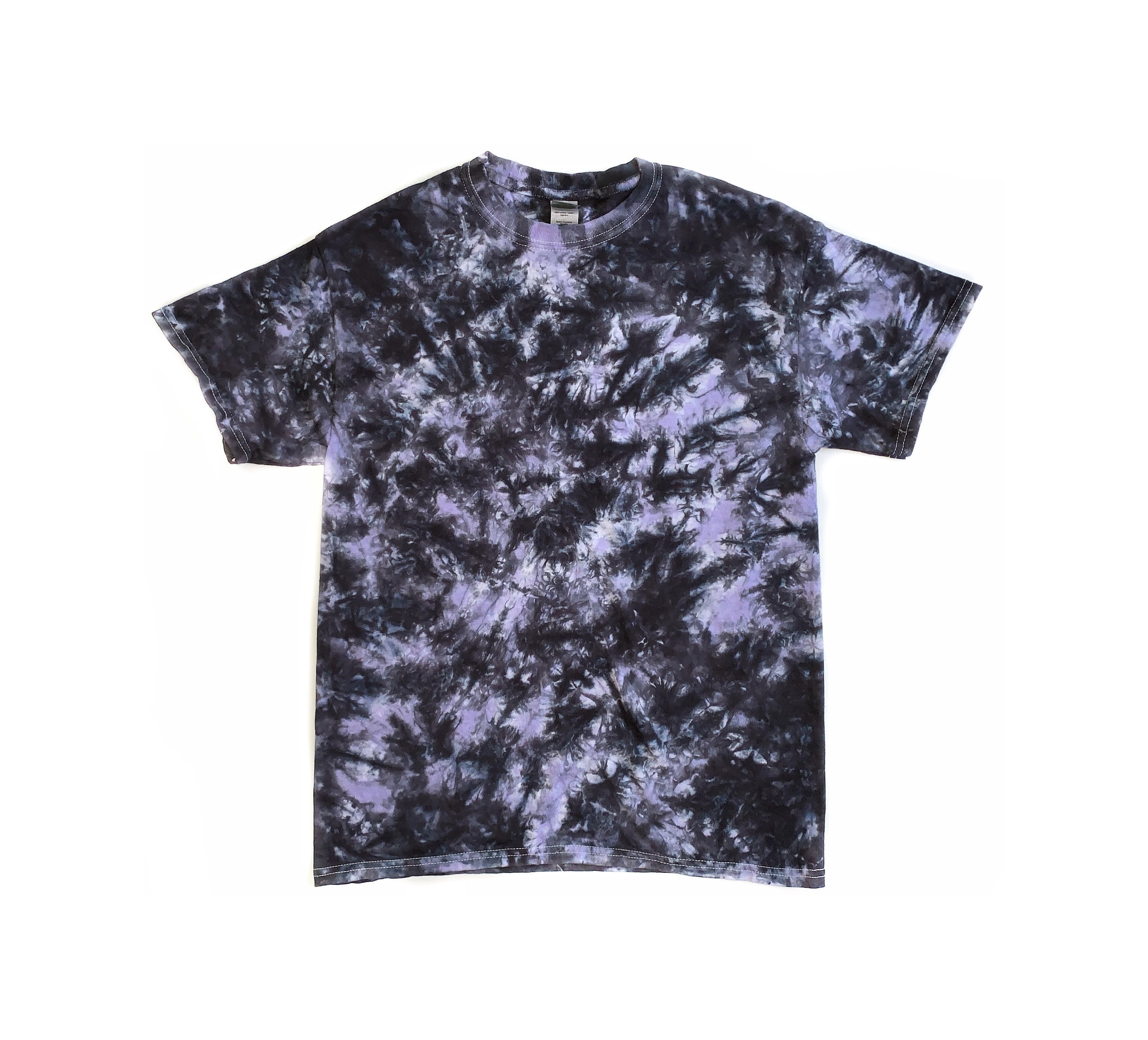 Remidoo Women's Oversized Graphic T-Shirt - Sun And Moon Tie Dye Print, Crewneck Short Sleeve, Tiedye Purple, XX-Large - View #5