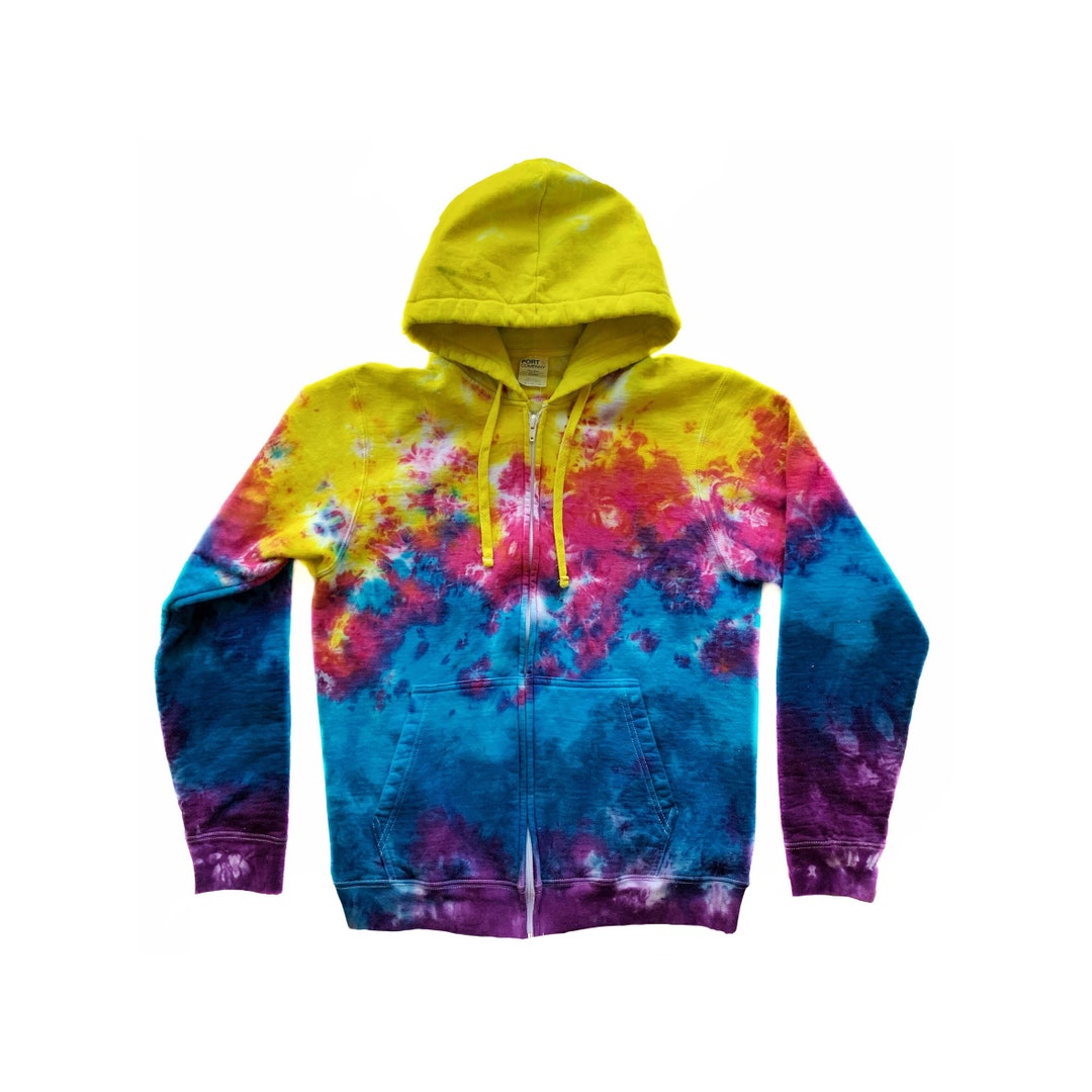 Crinkle tie cheap dye hoodie