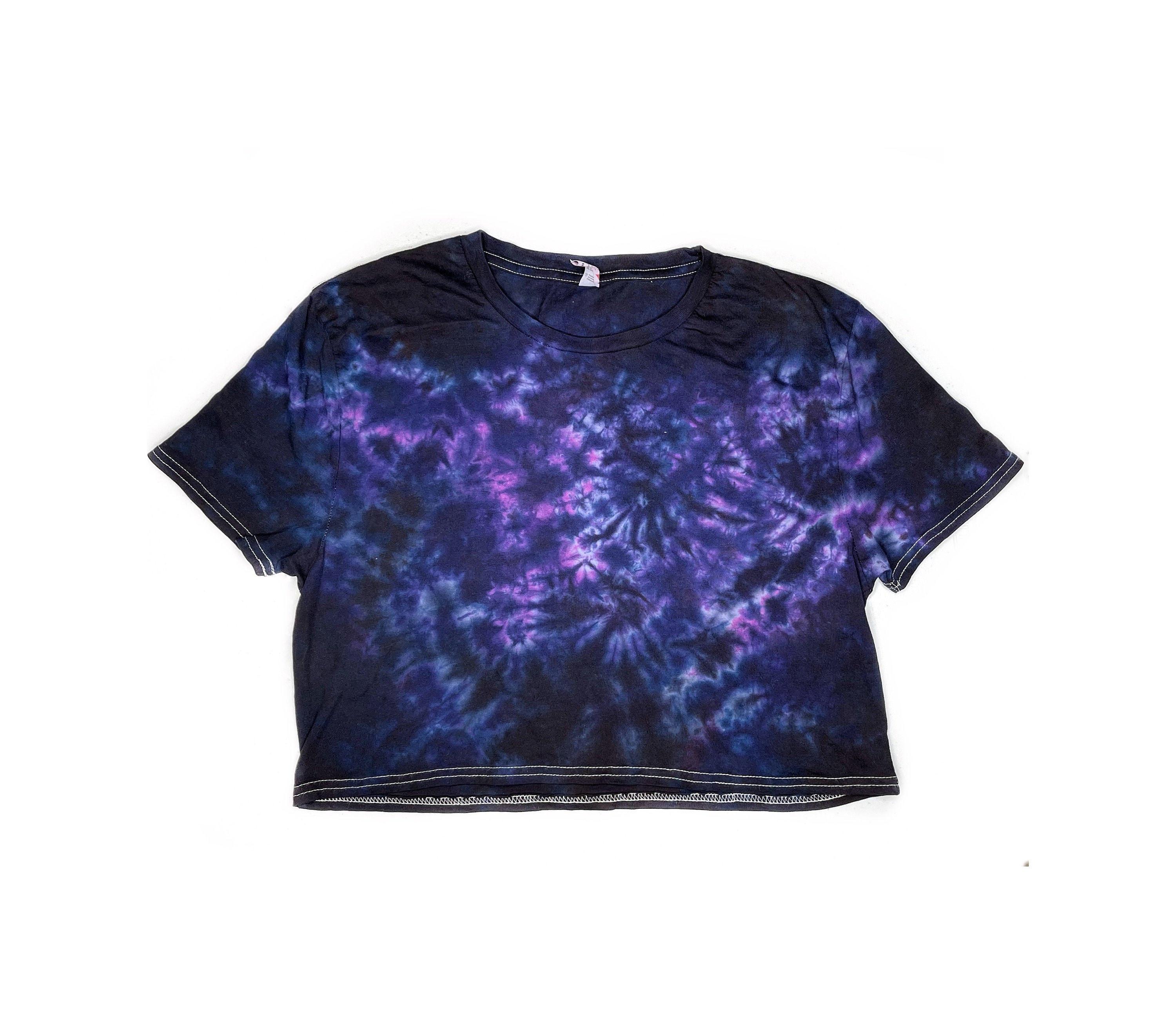 The Deep Space Tie Dye Crop Top - Etsy