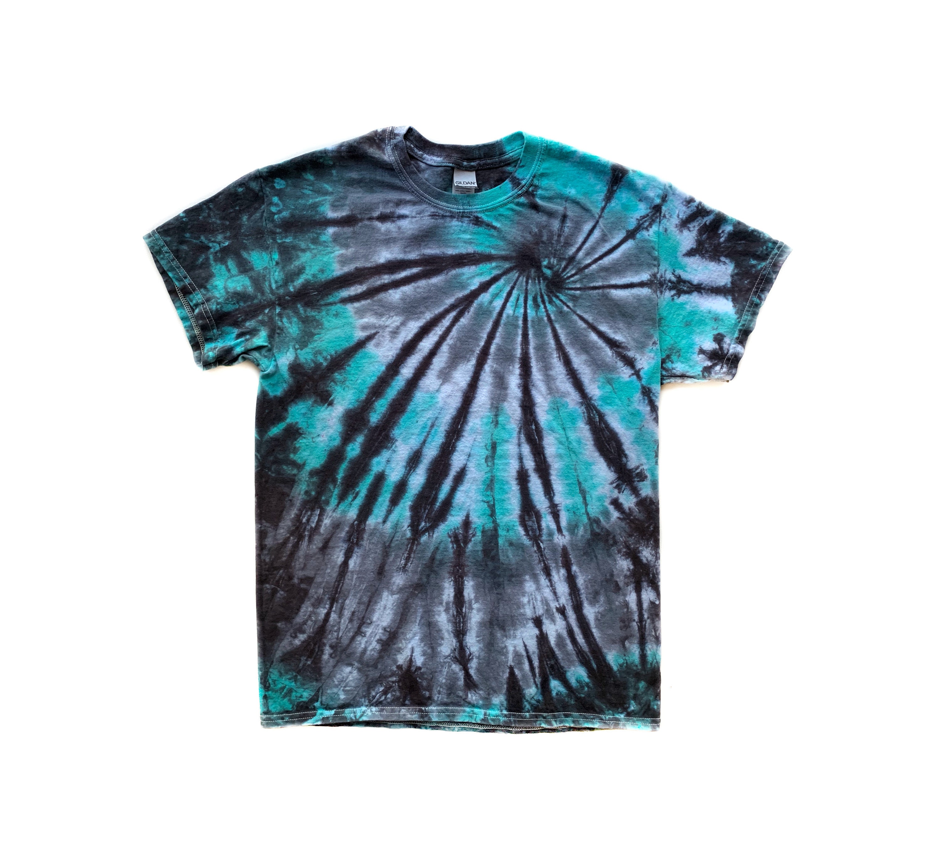 The Real Teal Tie Dye Shirt (short Sleeve & Long Sleeve) - Etsy