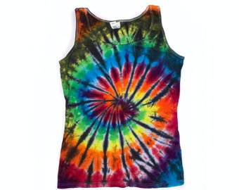 The Cosmos Tie Dye Ladies Tank Top - Etsy