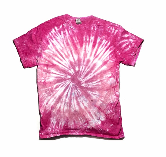 The Pretty Pink Tie Dye T Shirt (short Sleeve & Long Sleeve) - Etsy