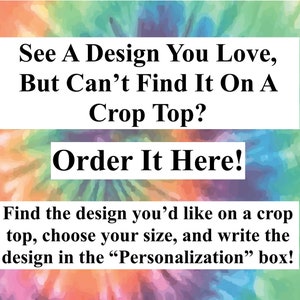 Get What You&#39;re Looking For On A Crop Top