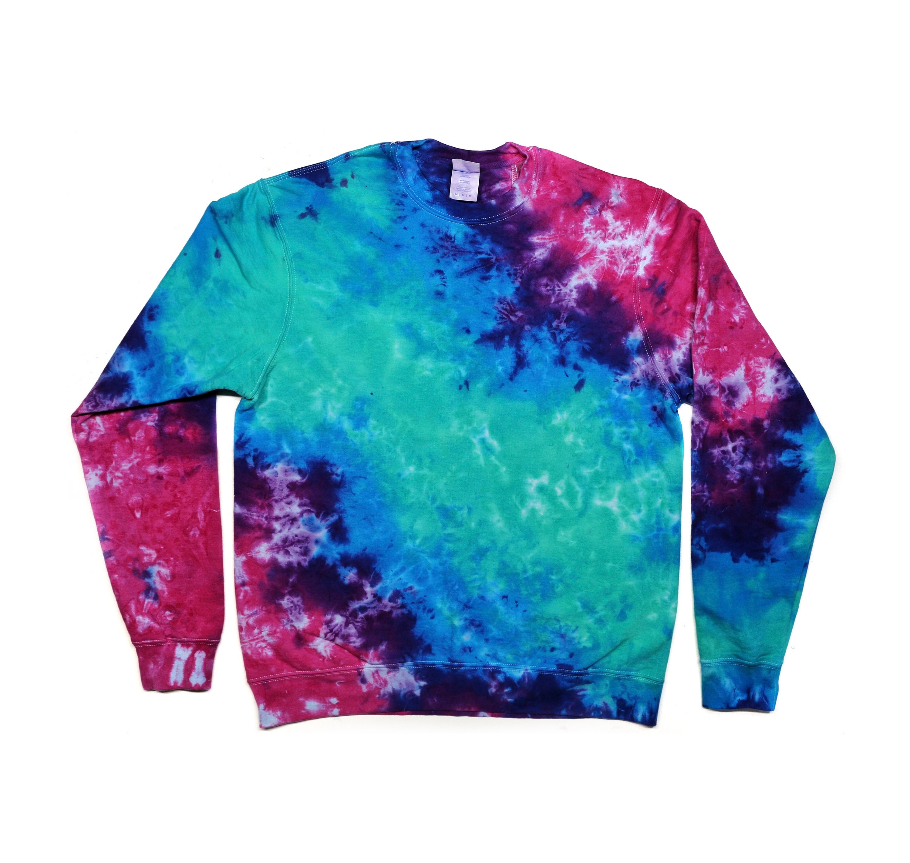 The Acid Axolotl Tie Dye Crewneck Sweatshirt - Etsy