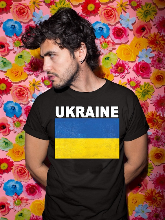 Ukraine Flag Country Chest Tank Top Shirt