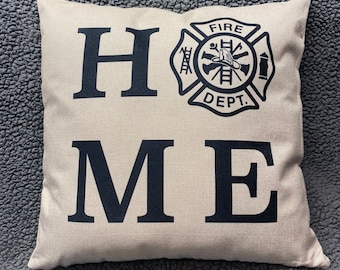 G2T I Love My Firefighter My Granddaughter Has Your Back Proud Firefighter's Nana Gift Throw Pillow Multicolor 18x18