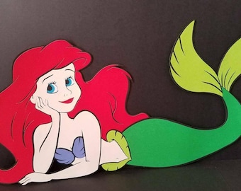 1 Large (2Feet) Mermaid Standee, Mermaid Theme Decoration