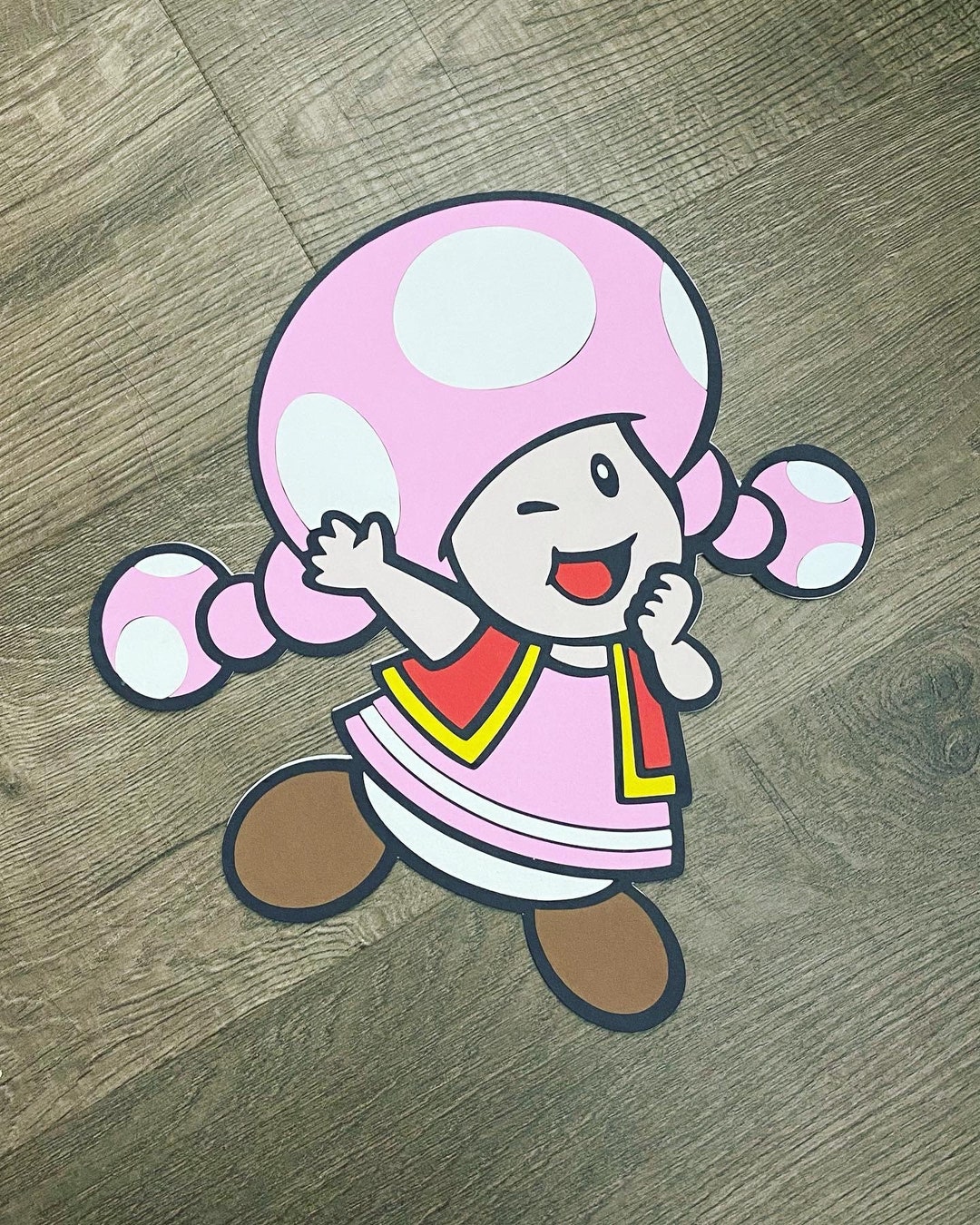 1824 Inches Toadette Standee Super Mario Birthday Theme Mario Bros 
