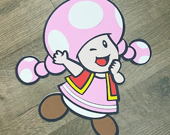 18|24 inches Toadette Standee, Super Mario Birthday Theme, Mario Bros Photo Props