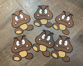 Set of Small Goombas, Backdrop Decorations, Table Centerpieces