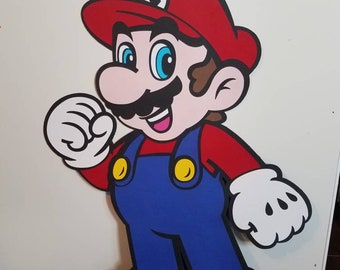 2-Foot Super Mario Standee, Posterboard Party Decor