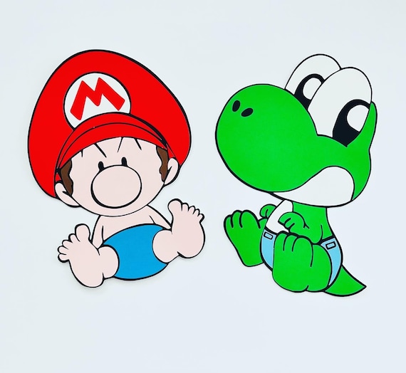 Baby Mario and Papa Yoshi