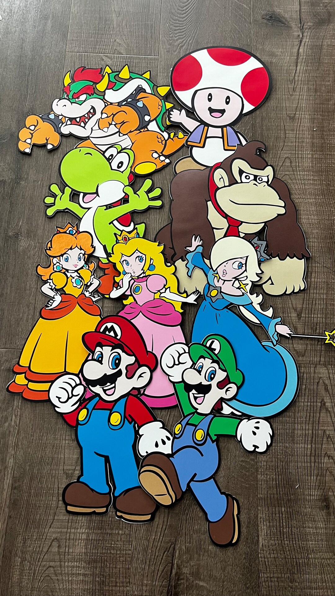 1215 Inches Large Full Set of Mario Standee, Mario and Luigi, Princess ...