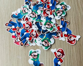 Customizable Mario & Luigi Confetti, Party Table Scatter