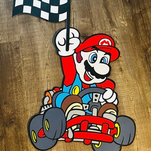 2 Feet Super Mario Brothers, Mario Standee, Mario Photo Props, Super Mario Indoor or Outdoor Decor