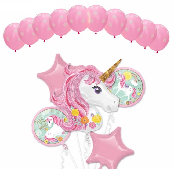 1 Set completo Grandi 40 Palloncini Partito Unicorno, Palloncini Unicorno,  Palloncini My Little Pony, Grande Unicorno -  Italia