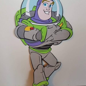 12-15 inches Buzz Lightyear Die cuts, Buzz of Toy Story, Robot Theme Party, Buzz Photo Props, Toy Story Birthday Theme