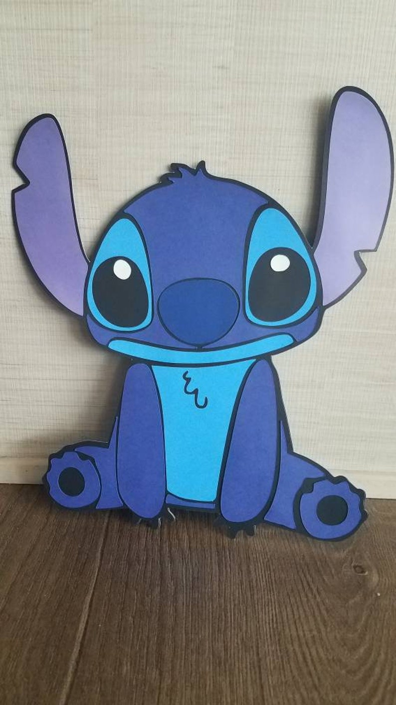 12 15 Inches Stitch Standee Stitch Die Cut Lilo Stitch Etsy