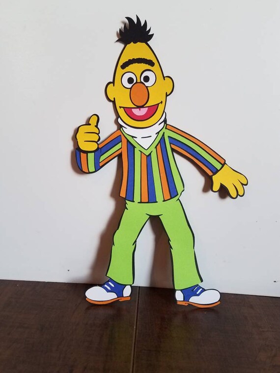 19 24 Inches Large Bert Standee Sesame Street Die Cuts Etsy