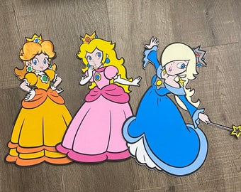 ピーチ姫カードストックスタンディ、スーパーマリオバースデー