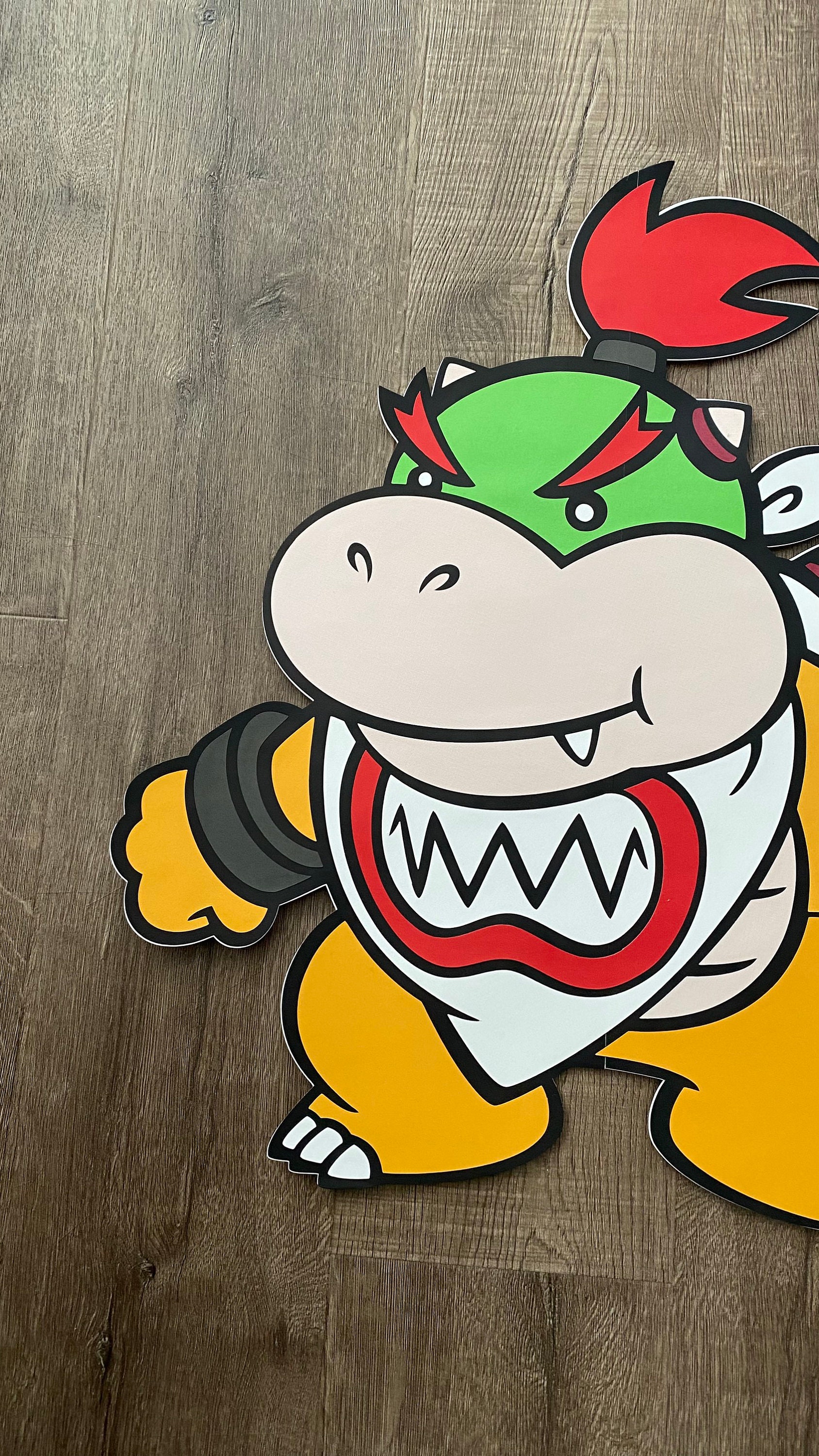 2 Feet Bowser Standee Mario Bros Characters Mario and Bowser 